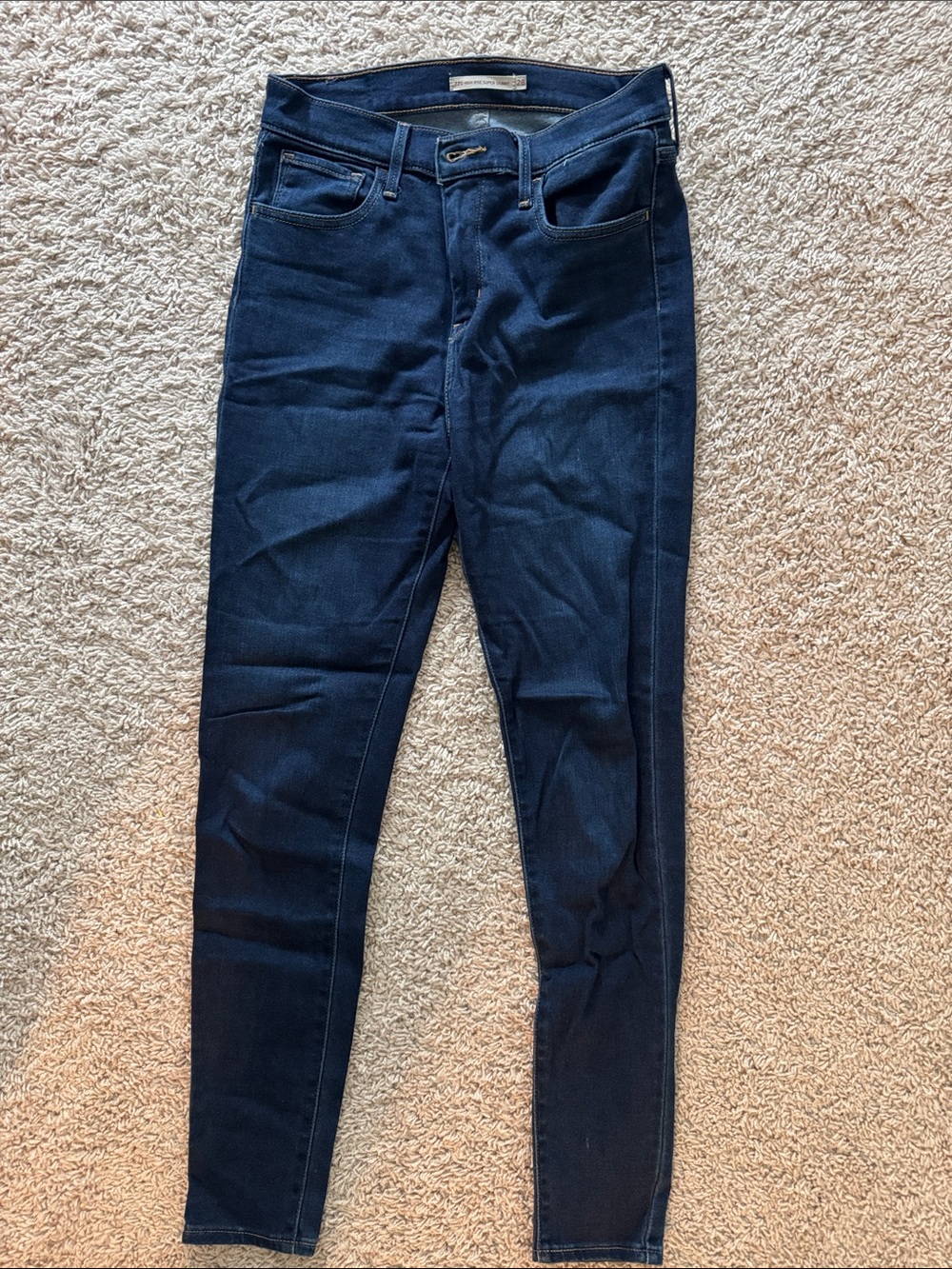 Womens Levi Blue Skinny Fit Jeans